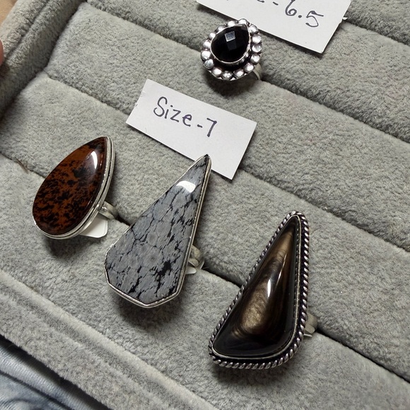 Obsidian Rings - Picture 5 of 7